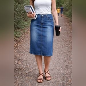 Xers Denim Blue Women's Skirt XL